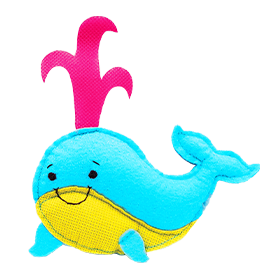 Whale sewing template for Made By Me sewing machine
