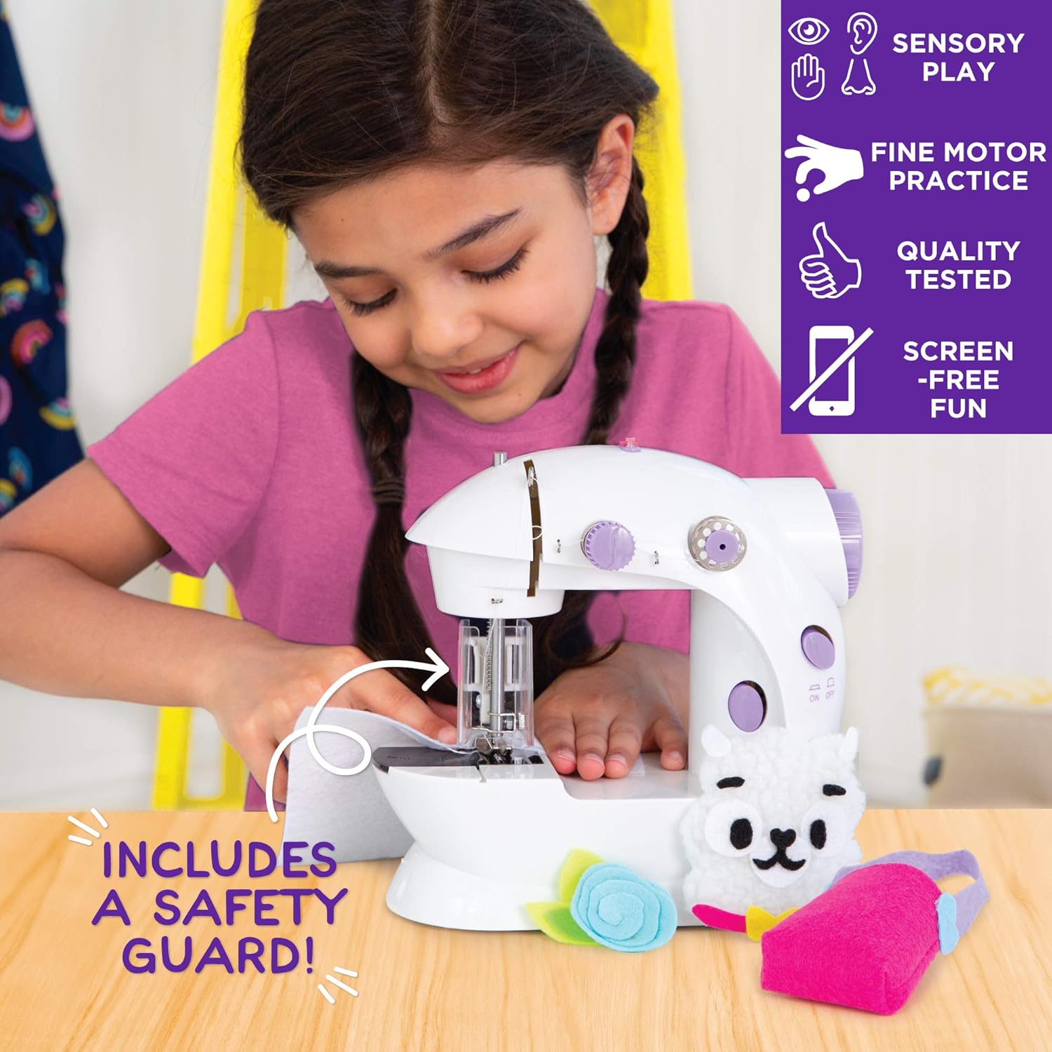 My Very Own Sewing Machine two-speed controls and adjustable stitches